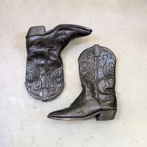 Code West Cowboy Boots Black 10.5 M